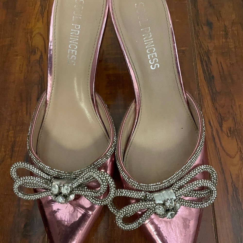Pink Embellished Women's Shoes